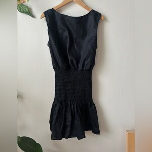 SIR. Lorena mini linen dress